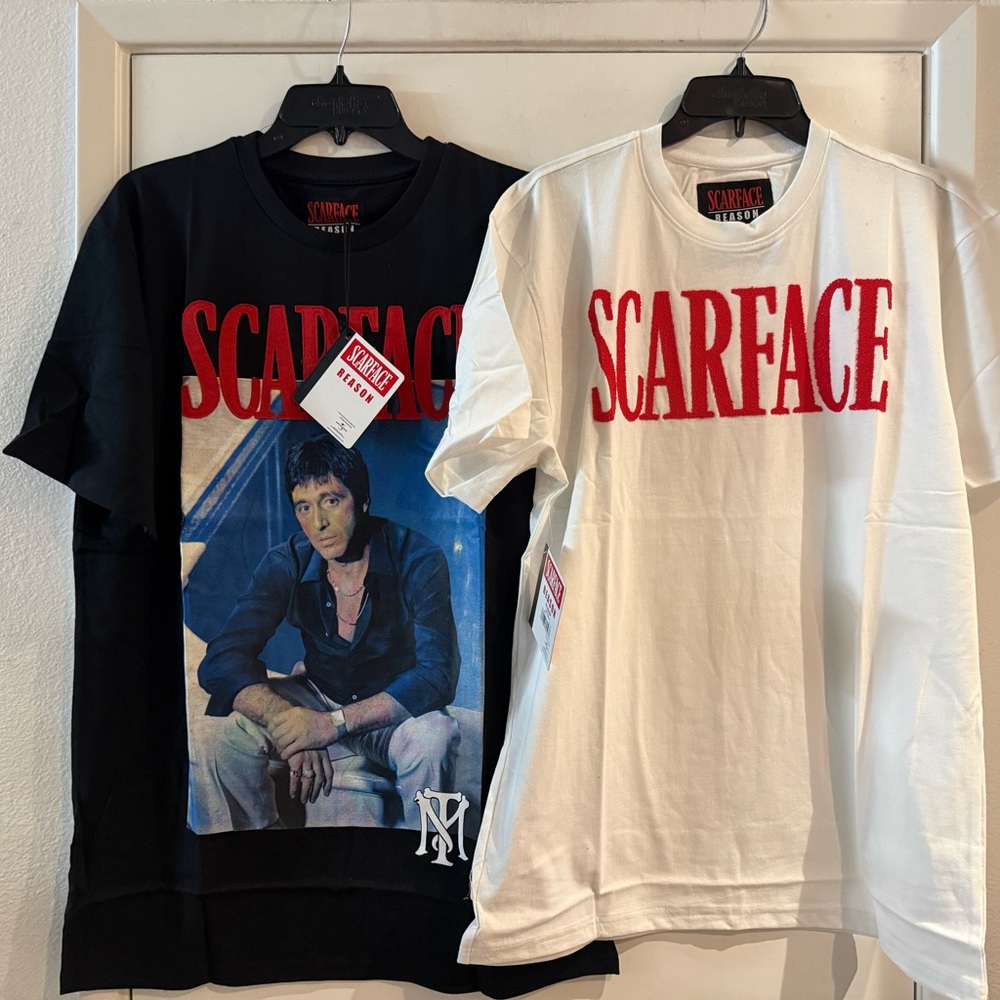 Reason Scarface Graphic Tees - Black & White